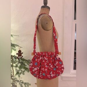 Vintage Printed Fabric Handmade Purse